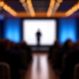 Keynote speaker at a financial summit in Delhi