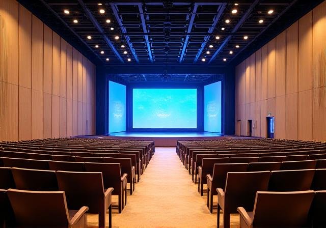 Conference venue interior